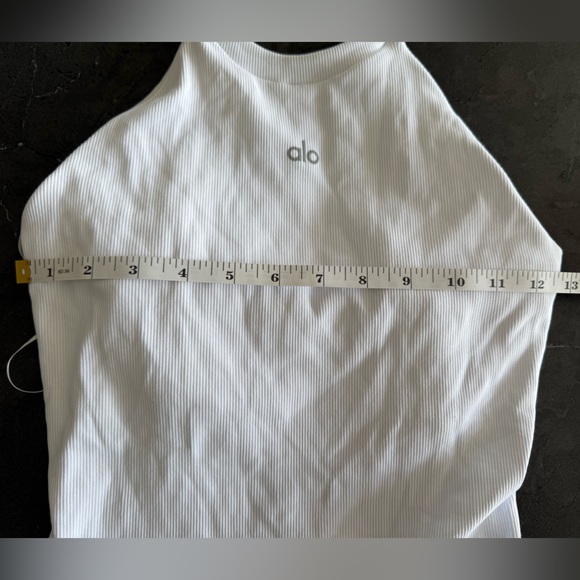 ALO Yoga White Jumpsuit with Contoured Silhouette - Picture 3 of 5